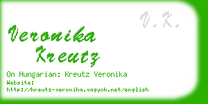 veronika kreutz business card